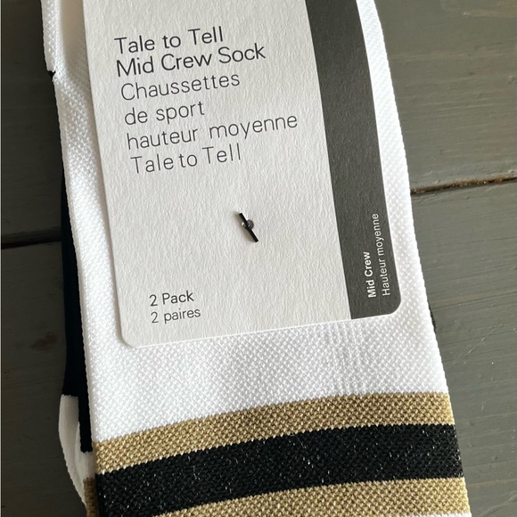 Lululemon tale to tell crew 2 pk socks new - Picture 1 of 1